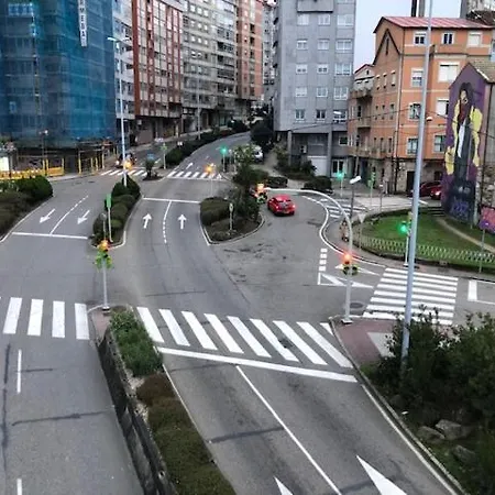Ferienwohnung Piso Amplio En Vigo Con Parking Exterior foto